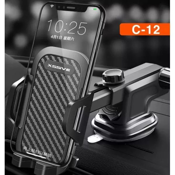 Xssive TelefoonhouderAutohouder XSS-C12 met Zuignap Zwart1