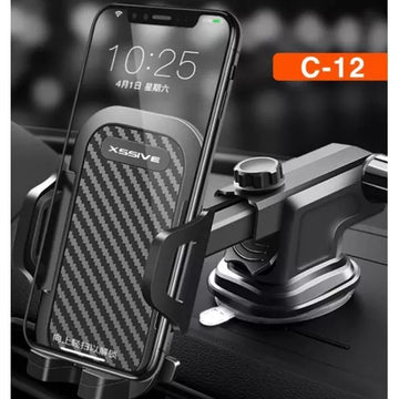 Xssive TelefoonhouderAutohouder XSS-C12 met Zuignap Zwart1