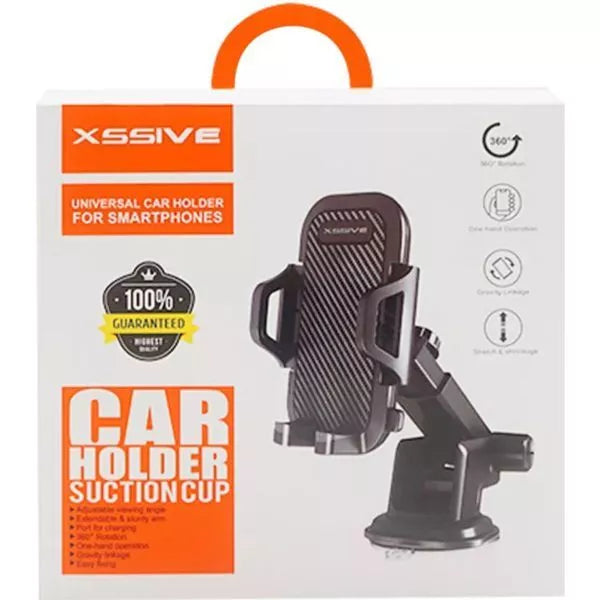 Xssive TelefoonhouderAutohouder XSS-C12 met Zuignap Zwart4