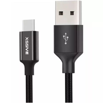 Xssive USB naar USB-C Laad en Synchronisatiekabel 1.2m Zwart1