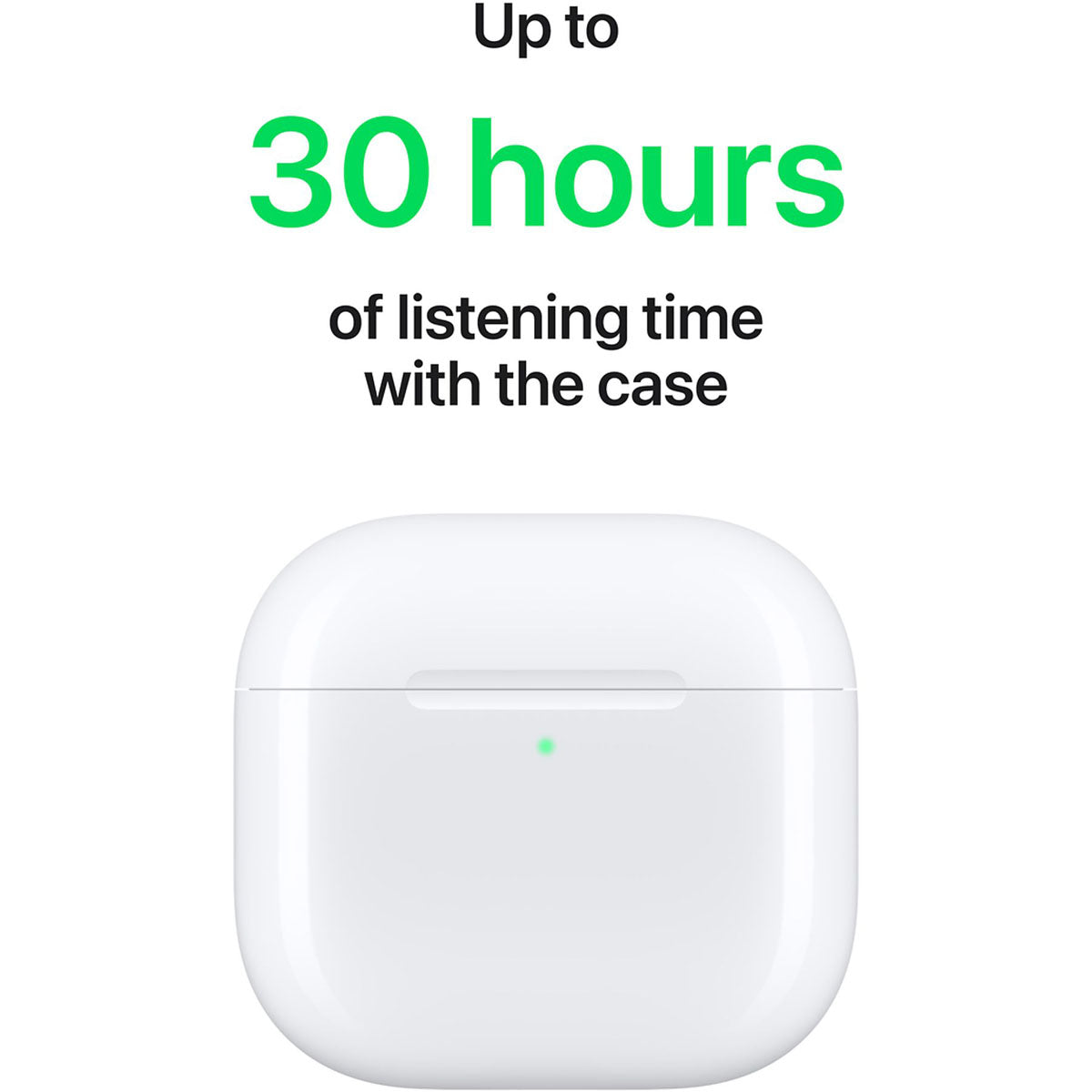 Apple AirPods 4 in Wit met Adaptive EQ en noise cancelling