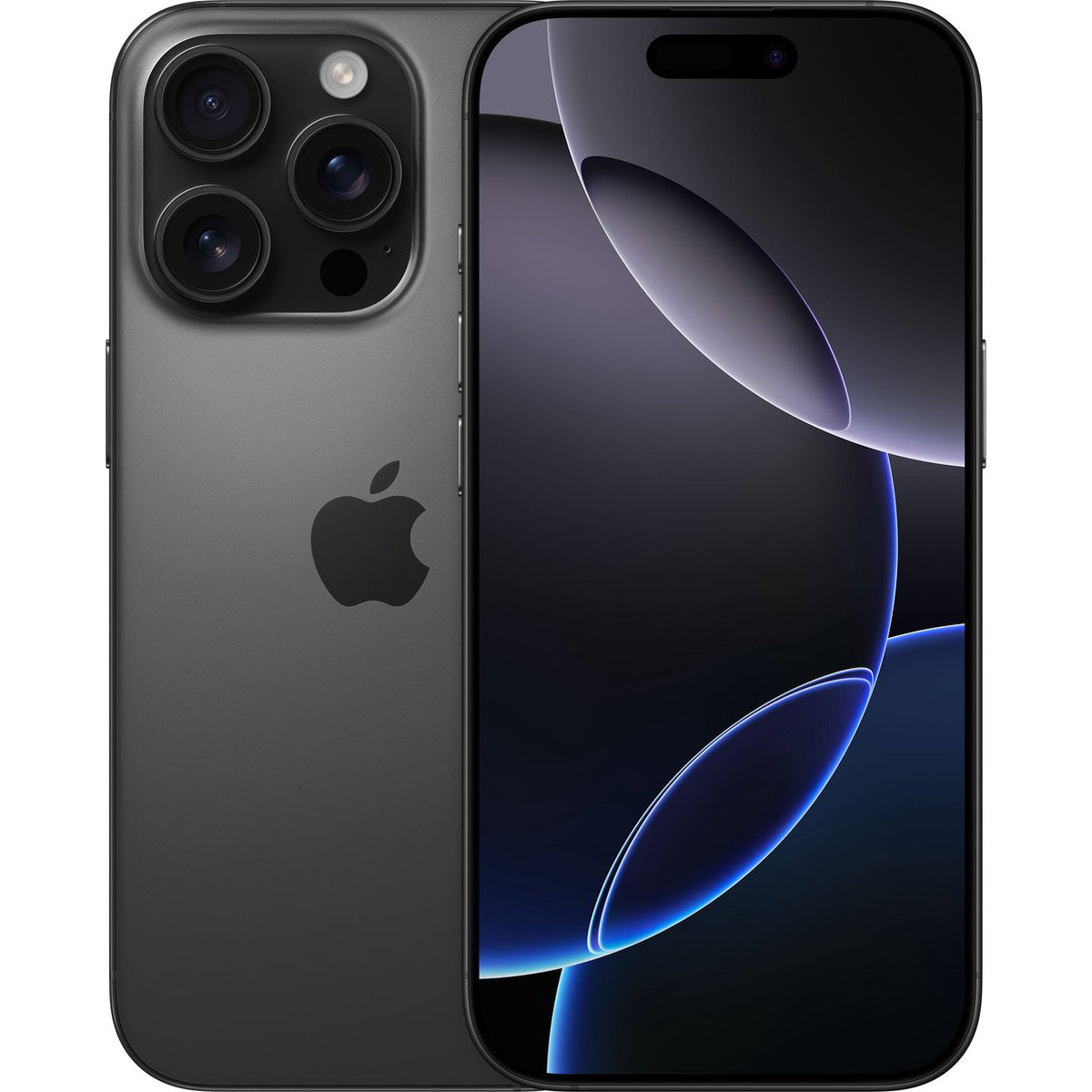 Apple iPhone 16 Pro Max Zwart Titanium met geavanceerde functies en luxueus design.
