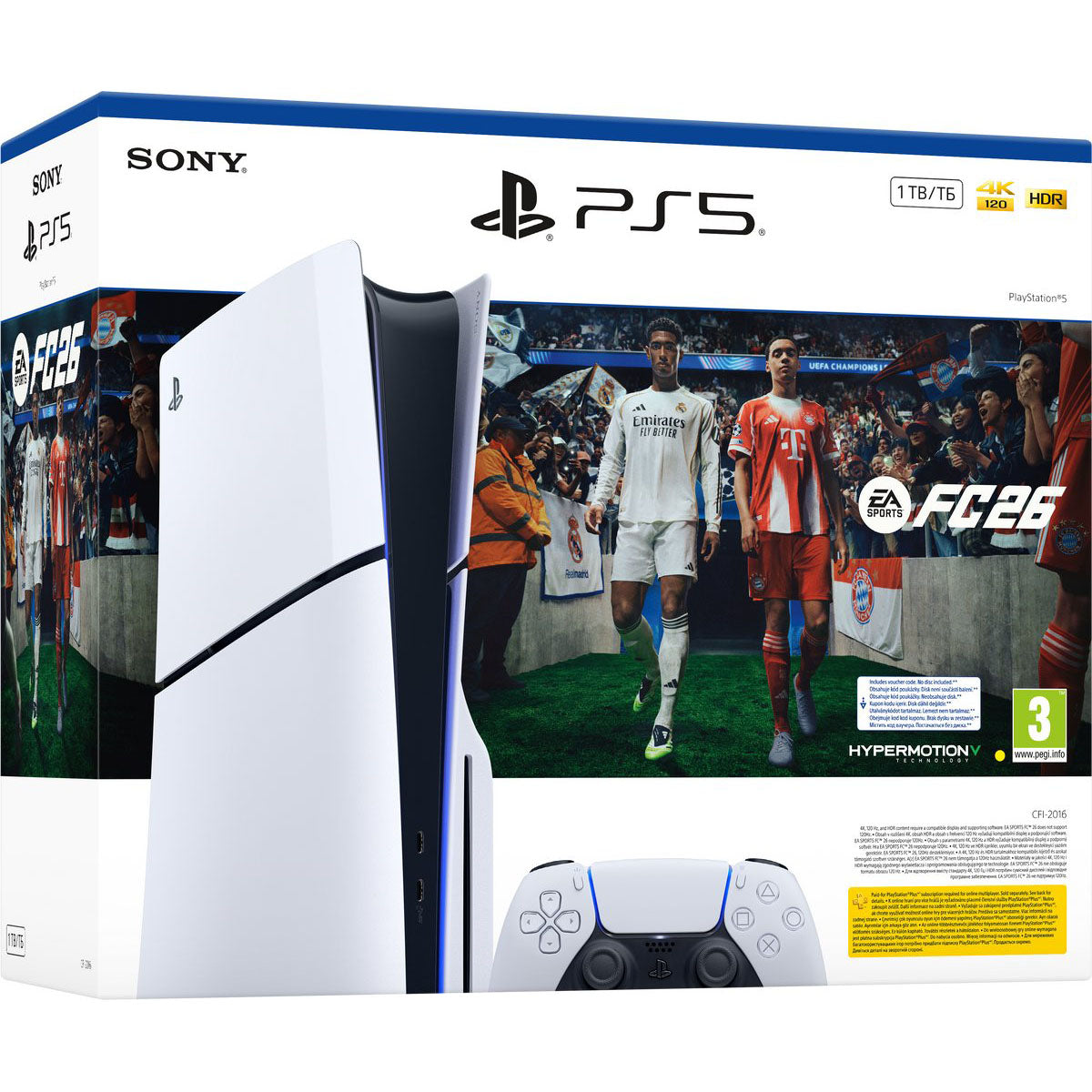 PlayStation 5 - Disc Edition - Slim - 1TB – EA SPORTS FC 26 Voordeelbundel