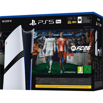 PlayStation 5 Pro - Digital Edition - Slim - 2TB – EA SPORTS FC 26 Voordeelbundel - Gameconsole - Zwart-Wit