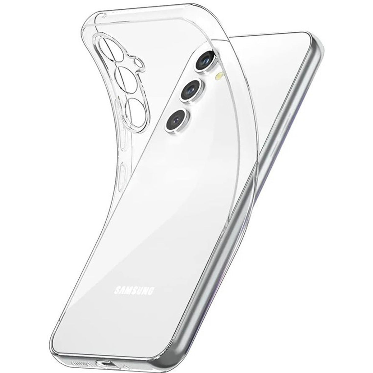 Xssive TPU Back Cover Transparant voor Samsung Galaxy A36 5G flexibel TPU-materiaal