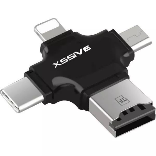xssive-4in1-ot20-kaartlezer-adapter-on-the-go-zwart