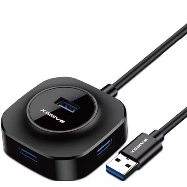 xssive-high-speed-usb-hub-splitter-xss-hub1-zwart
