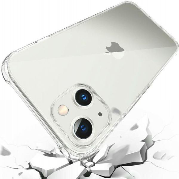 Xssive Anti Shock Back Cover Transparant voor Apple iPhone 16 Pro schokbestendig