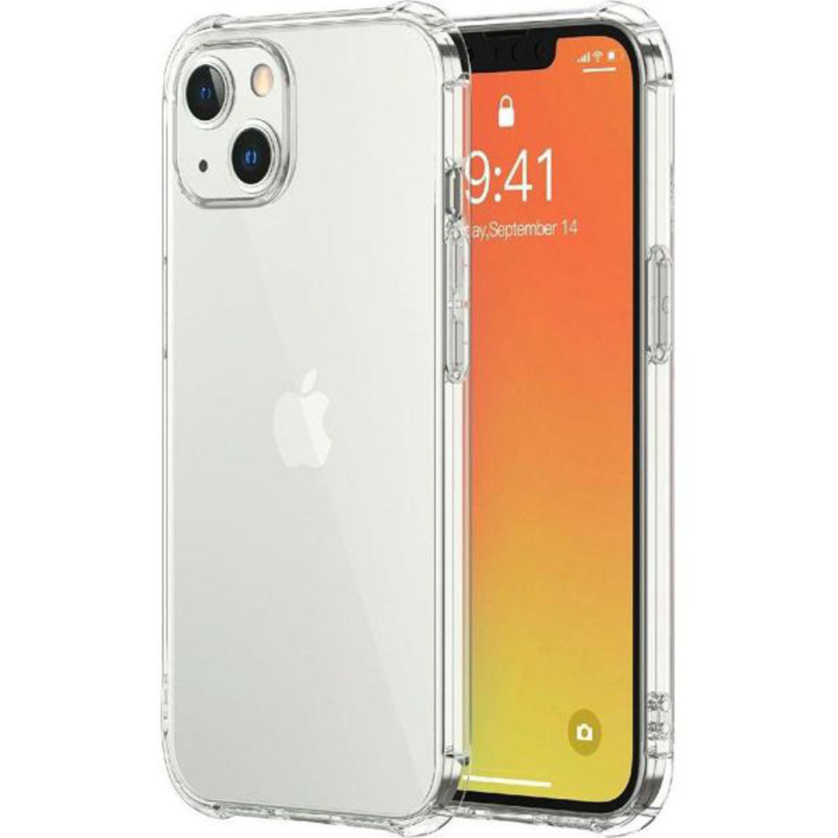 Xssive Anti Shock Back Cover Transparant voor Apple iPhone 16e schokbestendig